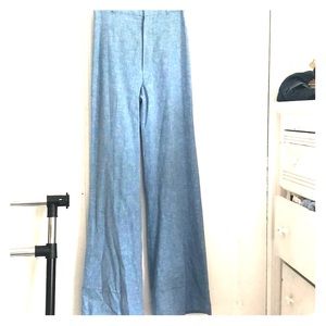 Vintage 70's Blue Wide leg Pants Dope